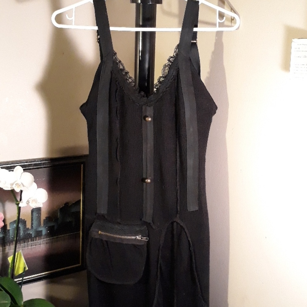 Black Asymmetric Dress